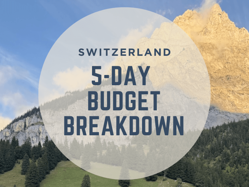 5 days in Switzerland on a budget: chocolate, mountains & campervan&nbsp;views